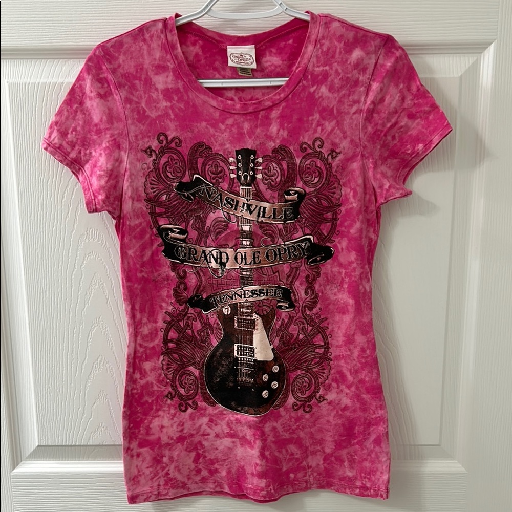 Pink Graphic Nashville Grand Ole Opry Princess style Tee